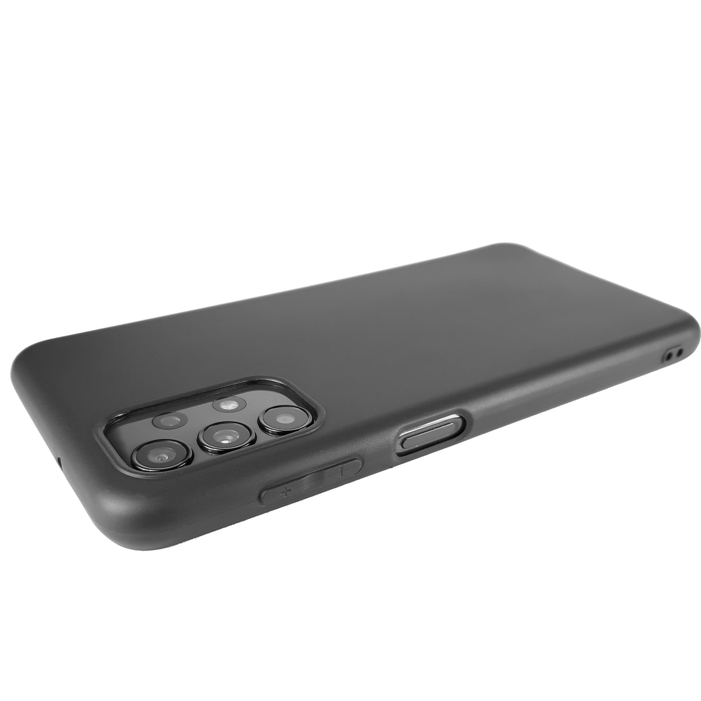 SCHWARZ TPU HÜLLE Silikon Case für Samsung Galaxy A13 4G Cover Handyhülle Matt