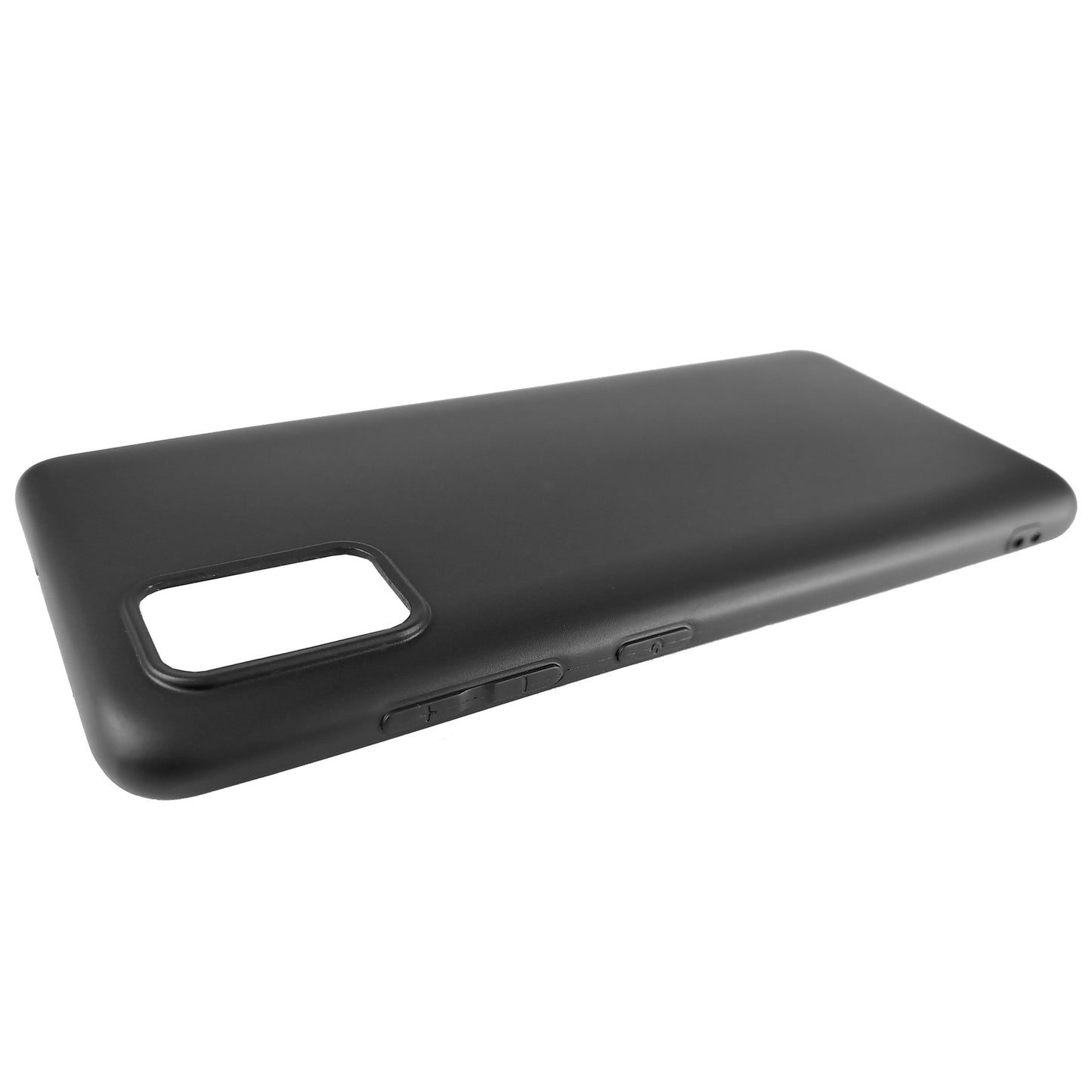 SCHWARZ TPU HÜLLE Silikon Case für Samsung Galaxy A71 Cover Handyhülle Matt