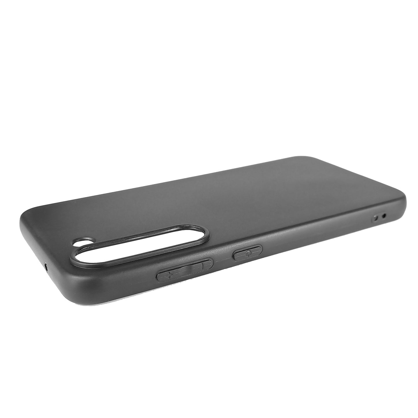 SCHWARZ TPU HÜLLE Silikon Case für Samsung Galaxy A54 5G Cover Handyhülle Matt